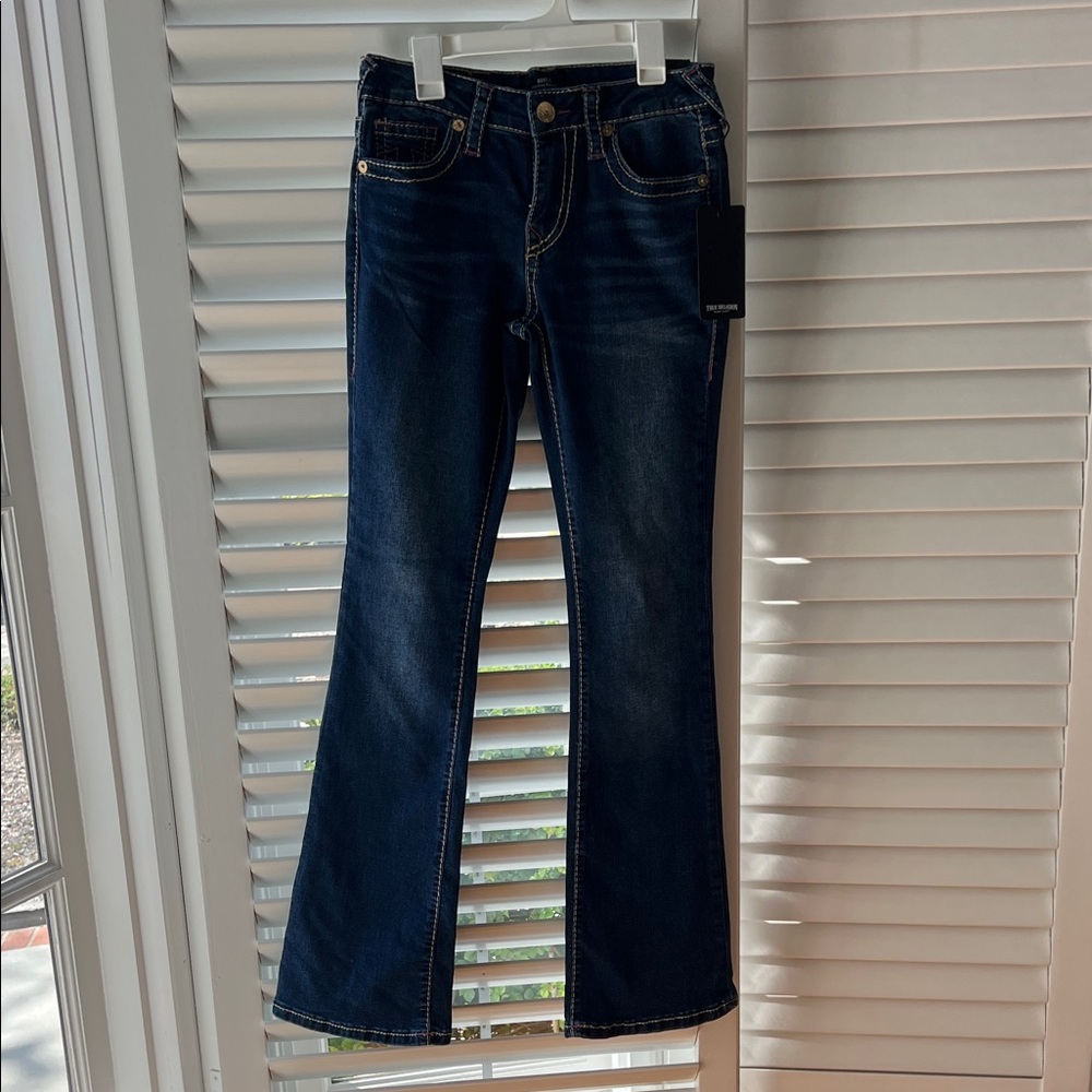 Women's Dark Blue Flared Jeans